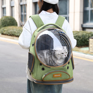 Transparent Large Capacity Portable Pet Backpack: The Ultimate Travel Solution for Pet Lovers