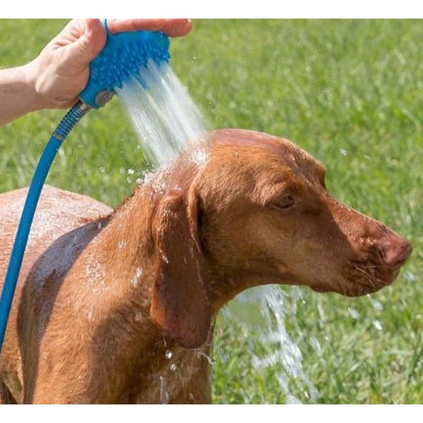 Pet Handheld Silicone Bath Gloves Massage Shower Brush