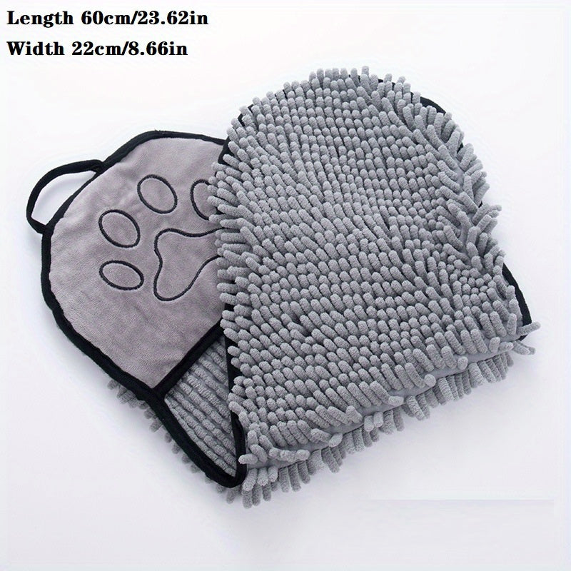 Super Absorbent Microfiber Pet Bath Towel Quick-Drying Robe