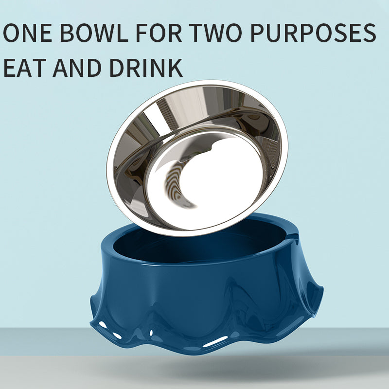 Stainless Steel Pet Bowl Non-Slip Durable Food and Water Dish