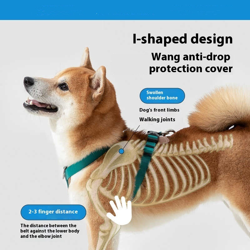 Multifunctional Explosion-Proof Pet Rope Leash With Chest Strap