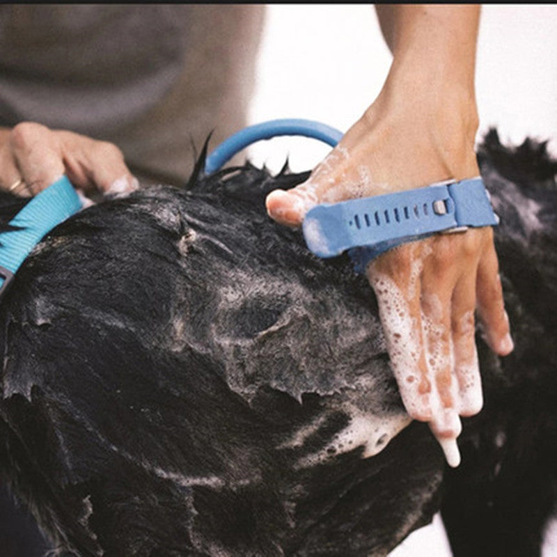 Pet Bathing Massager Shower Brush Cleaning Washing Tool
