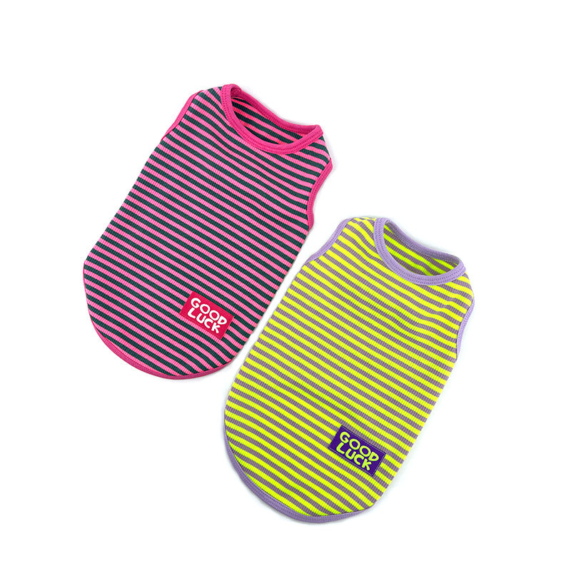 Breathable Striped Vest Pet Clothes
