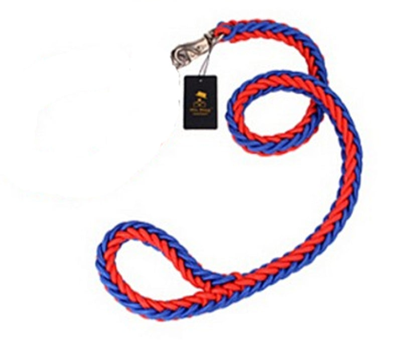 Eight-Strand Braided Pet Leash for Walking Large Dogs