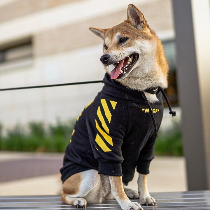 Autumn Winter Three-Stripe Pet Sports Sweater