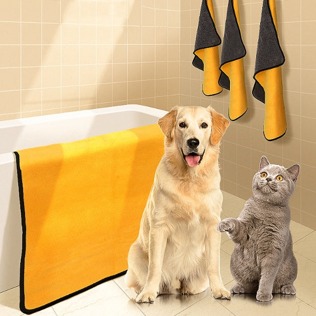 Pet Super Absorbent Bath Towel Quick-Drying Robe