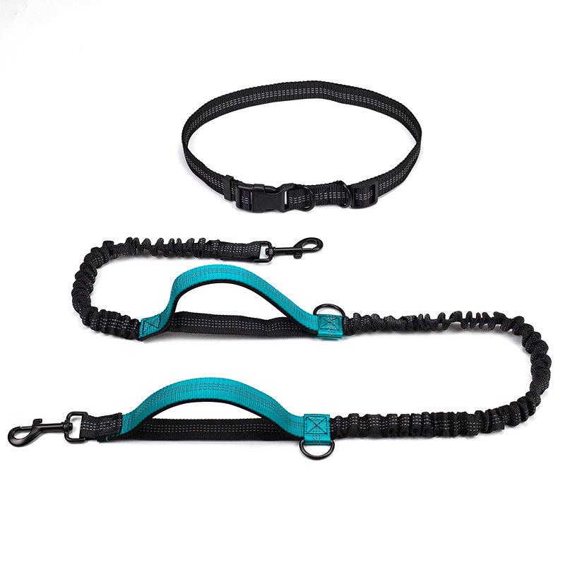 Multifunctional Reflective Double Telescopic Pet Leash Rope