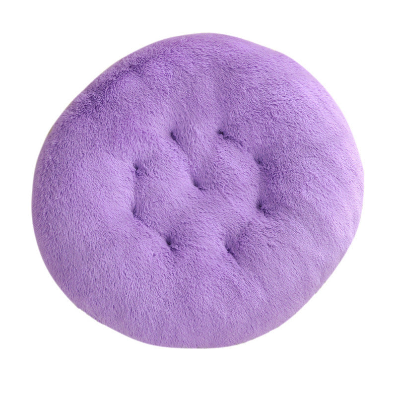 Round Plush Pet Bed Soft Warm Sleeping Mat for Pets