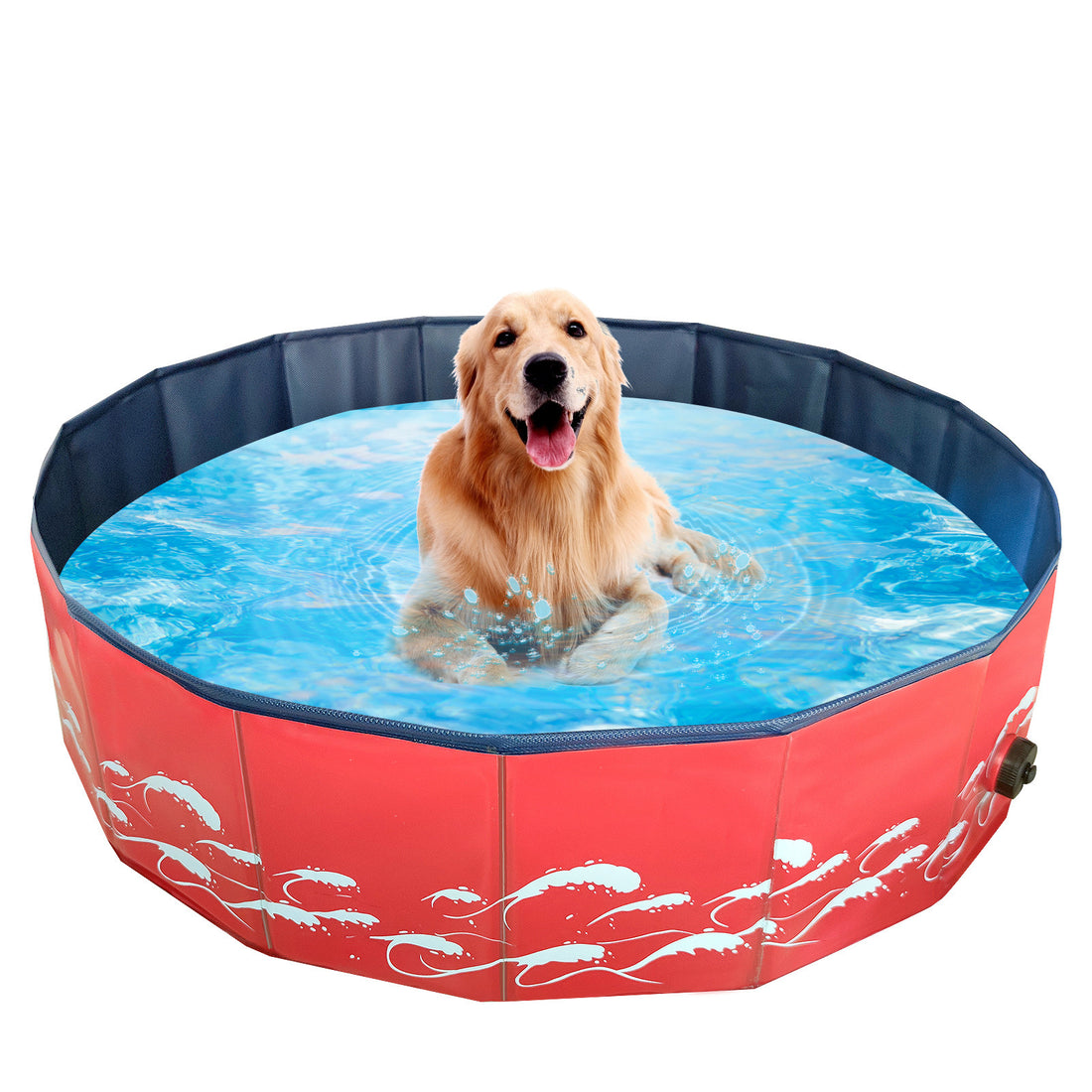 Foldable Pet Bathing Pool Collapsible Indoor Outdoor Bathtub