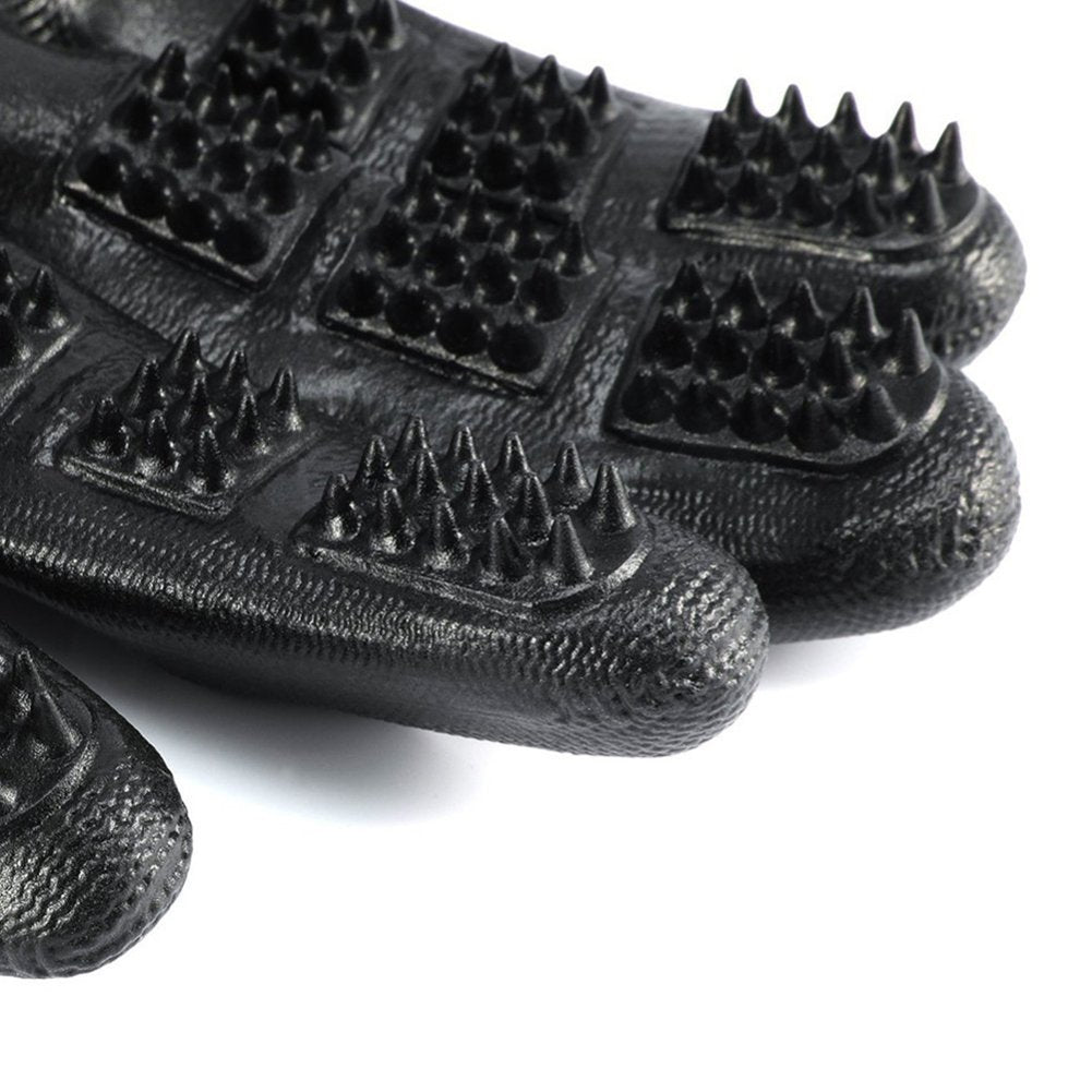 Pet Hair Grooming Glove Soft Rubber Hair Remover Brush