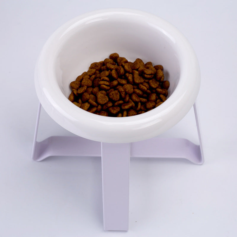 2-in-1 Elevated Pet Bowl Non-Slip Food and Water Feeder