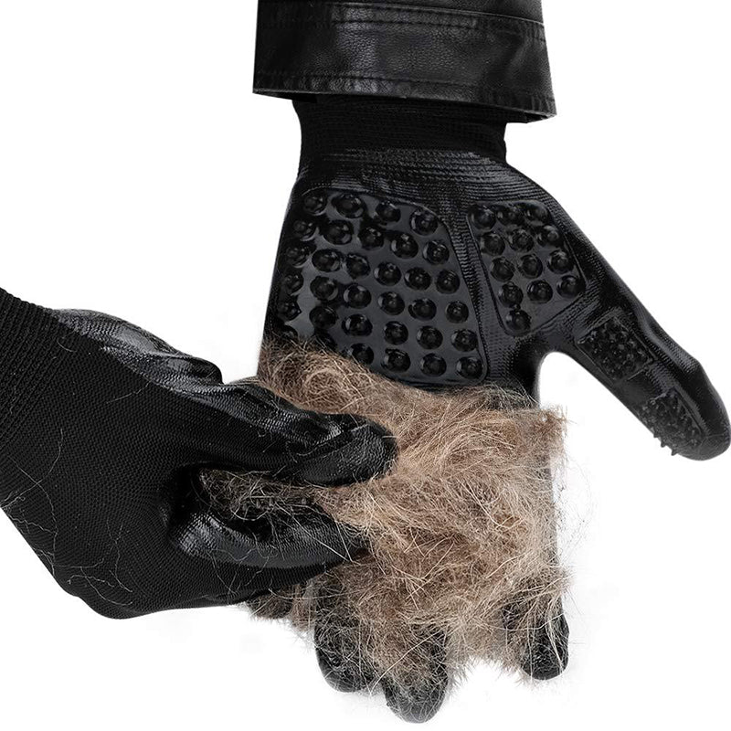Pet Hair Grooming Glove Soft Rubber Hair Remover Brush