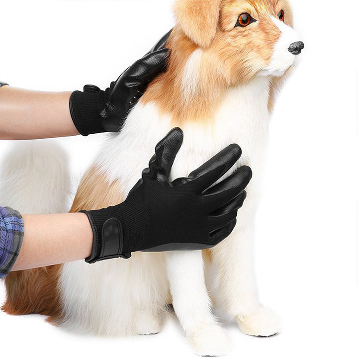 Pet Hair Grooming Glove Soft Rubber Hair Remover Brush