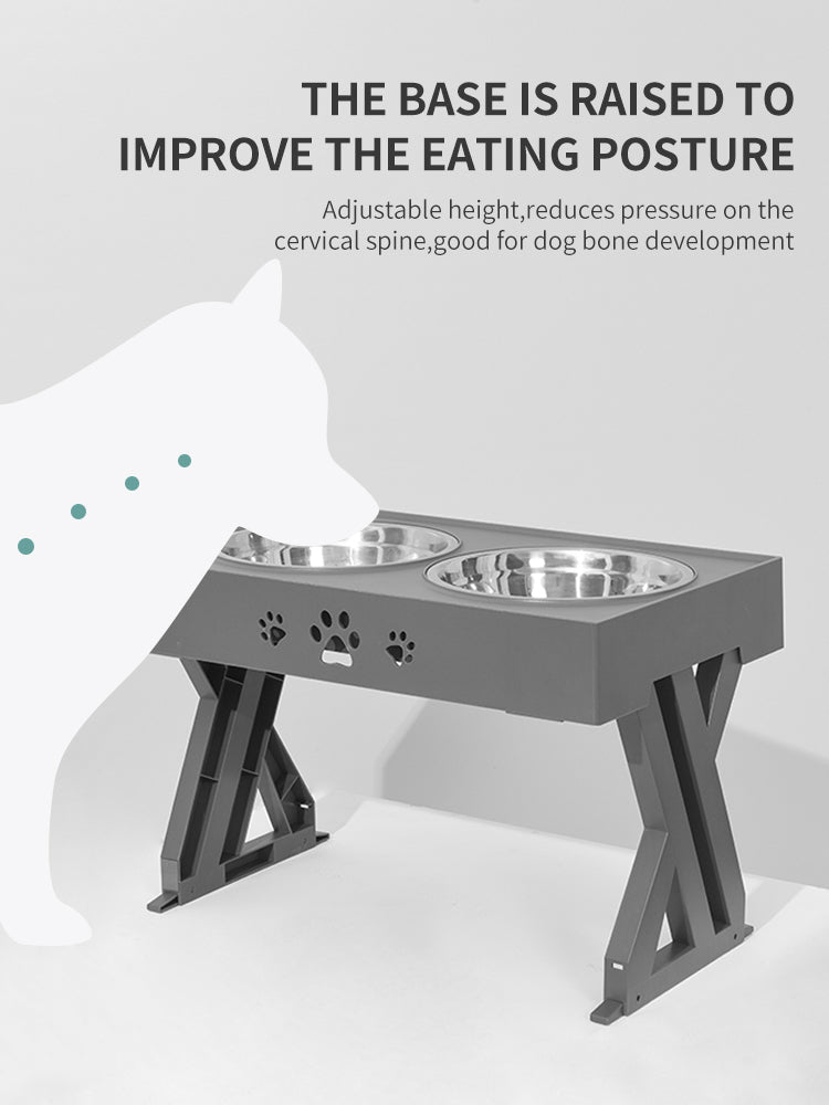 Foldable Stainless Steel Pet Bowl Durable Food and Water Dish