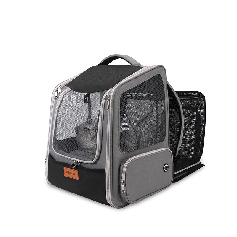 Portable Expandable Pet Backpack Large Capacity Diaper Bag