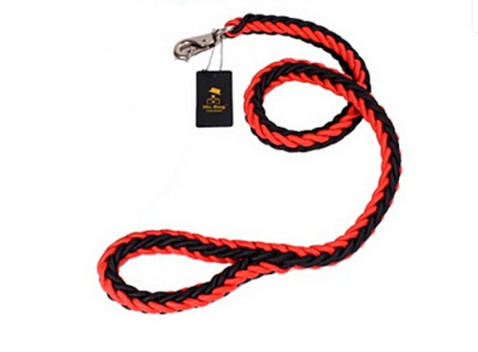Eight-Strand Braided Pet Leash for Walking Large Dogs