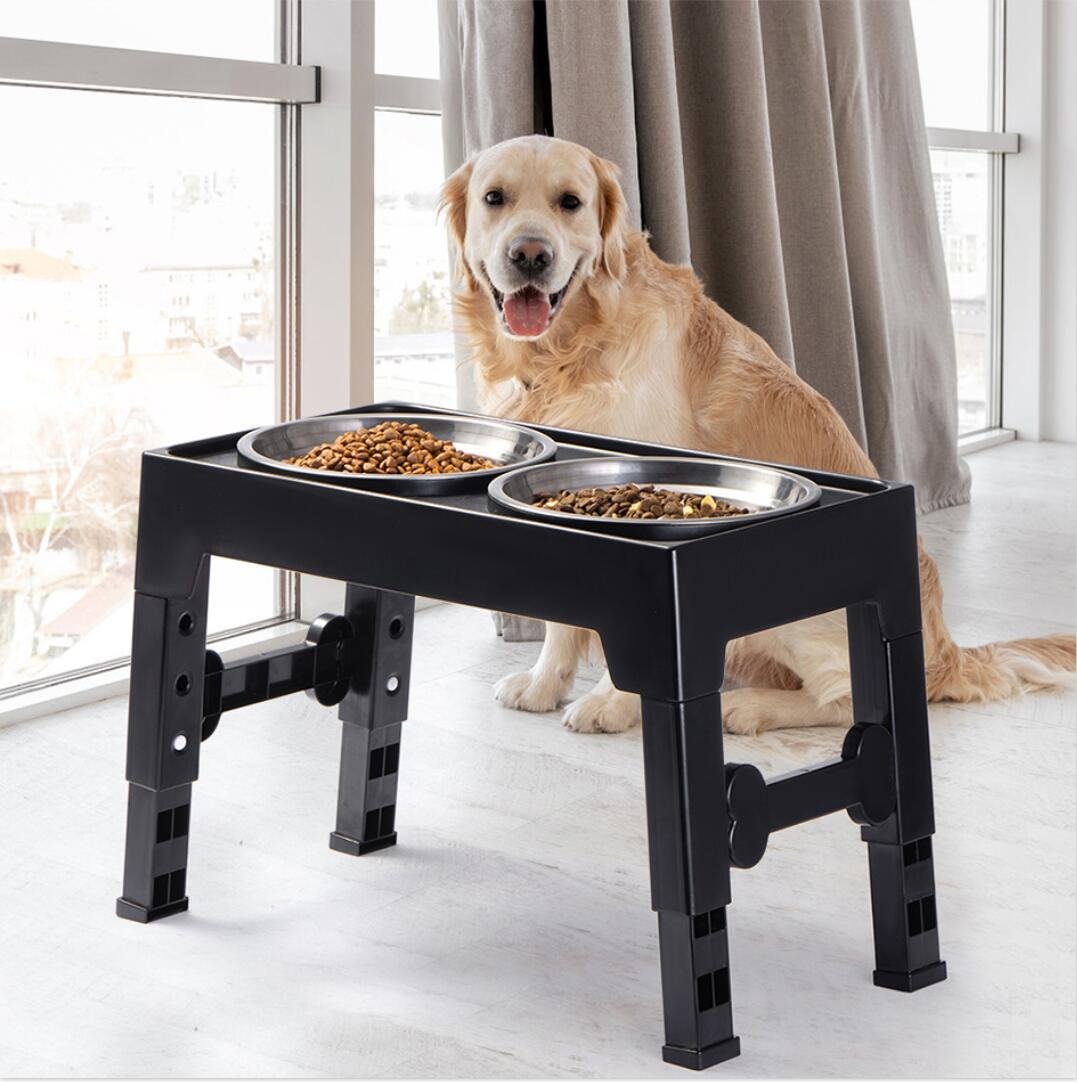 Pet Elevated Feeding Bowl Neck Protection Anti-Tumble Medium Large