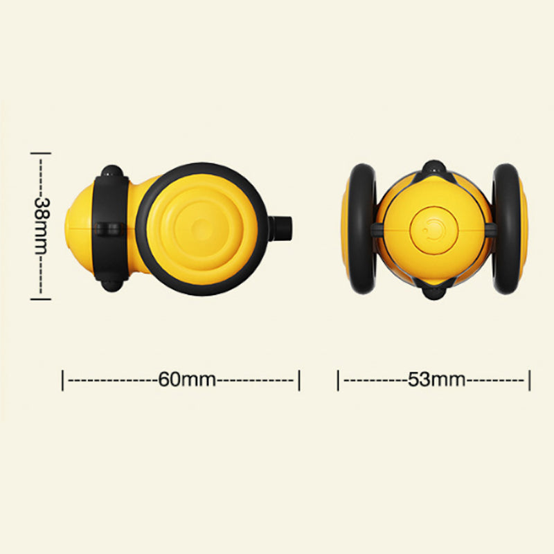 Electric Interactive Pet Toy Bee Running Moving Feather Teaser