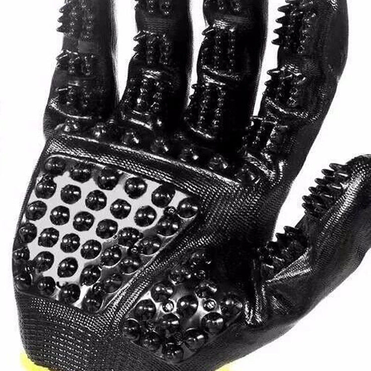 Pet Hair Grooming Glove Soft Rubber Hair Remover Brush
