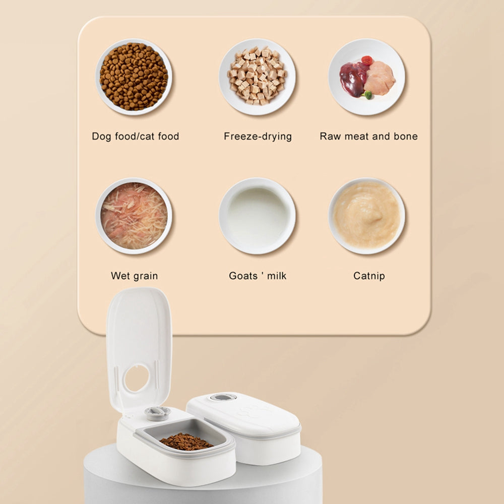 Automatic Smart Pet Feeder Timer Stainless Steel