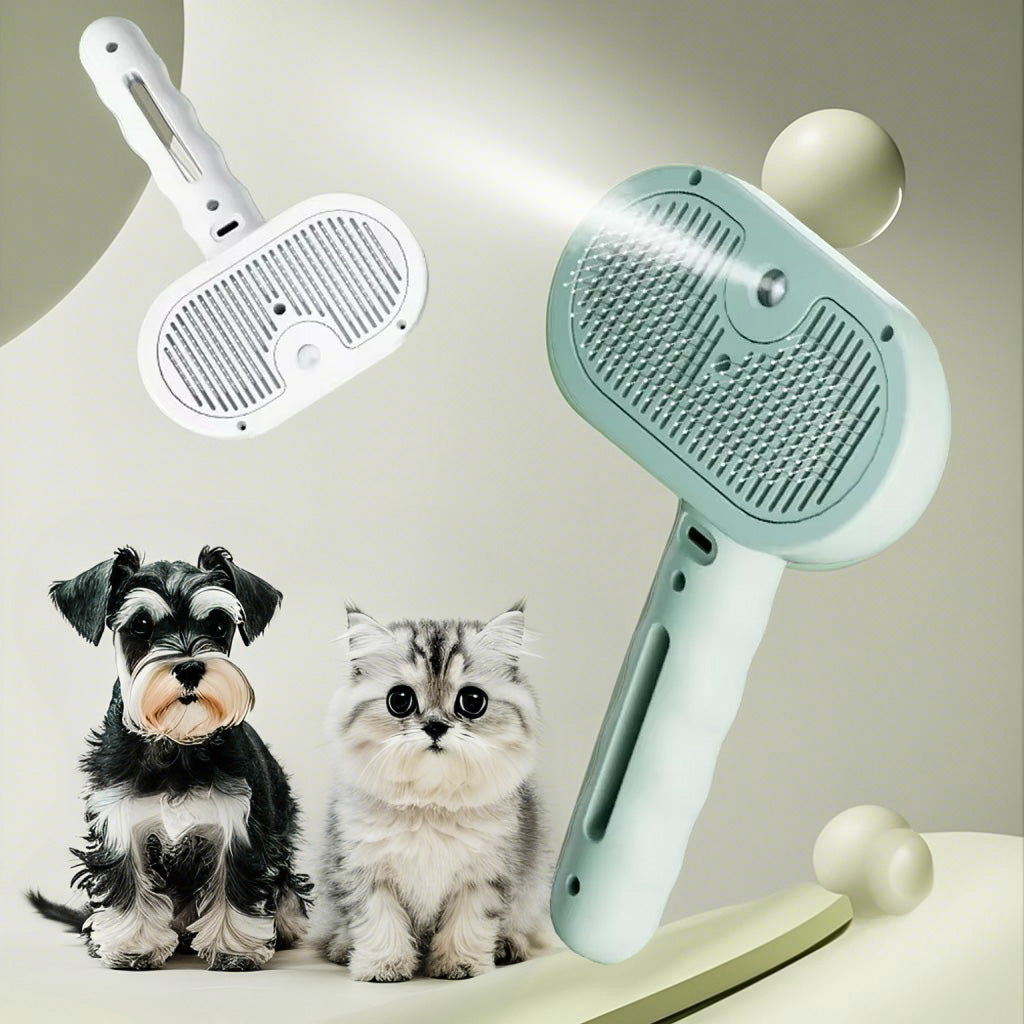 Pet Spray Hair Comb Dematting Grooming Brush Cleaning Tool