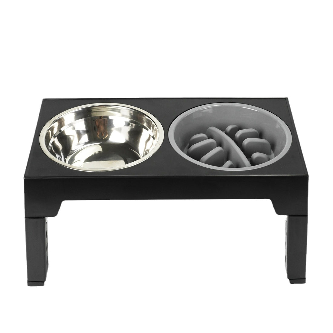 Slow Feeding Pet Bowl Elevated Rack Neck Protection Feeder
