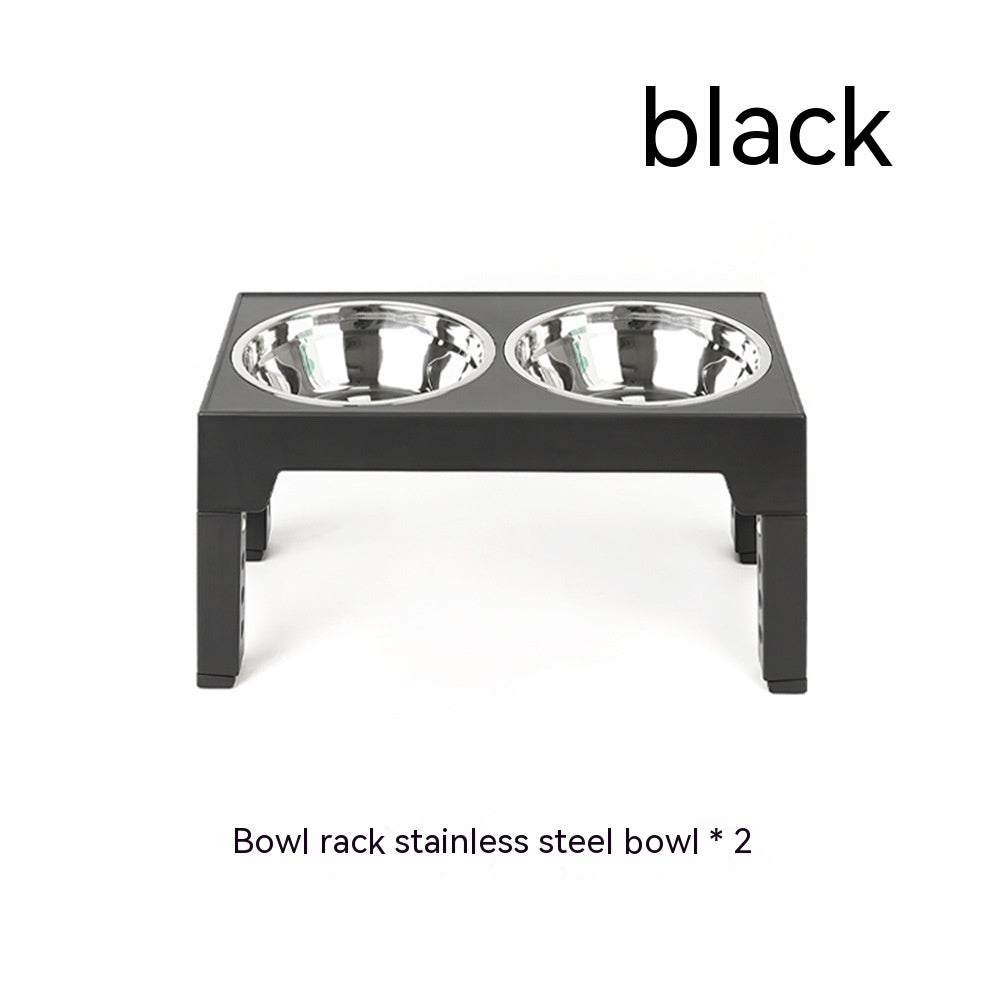 Slow Feeding Pet Bowl Elevated Rack Neck Protection Feeder