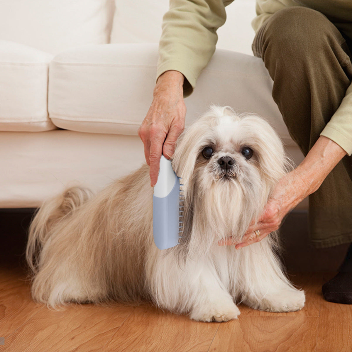 Pet Silicone Grooming Massage Brush Deodorant Sterilizing Comb