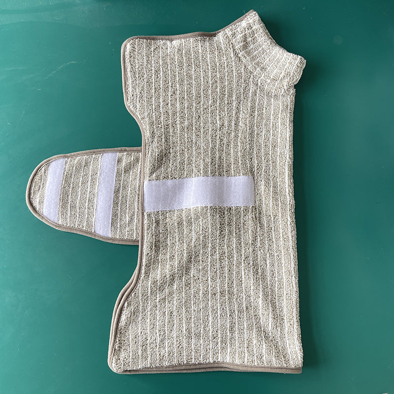 Pet Bath Robe Towel Clothes for Grooming and Drying