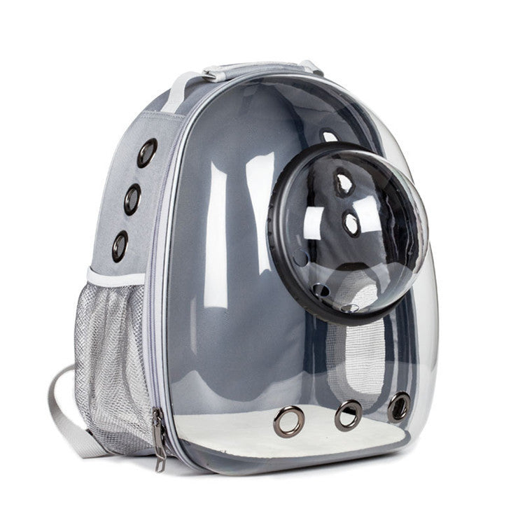 Transparent Skylight Pet Backpack Large Capacity Diaper Bag