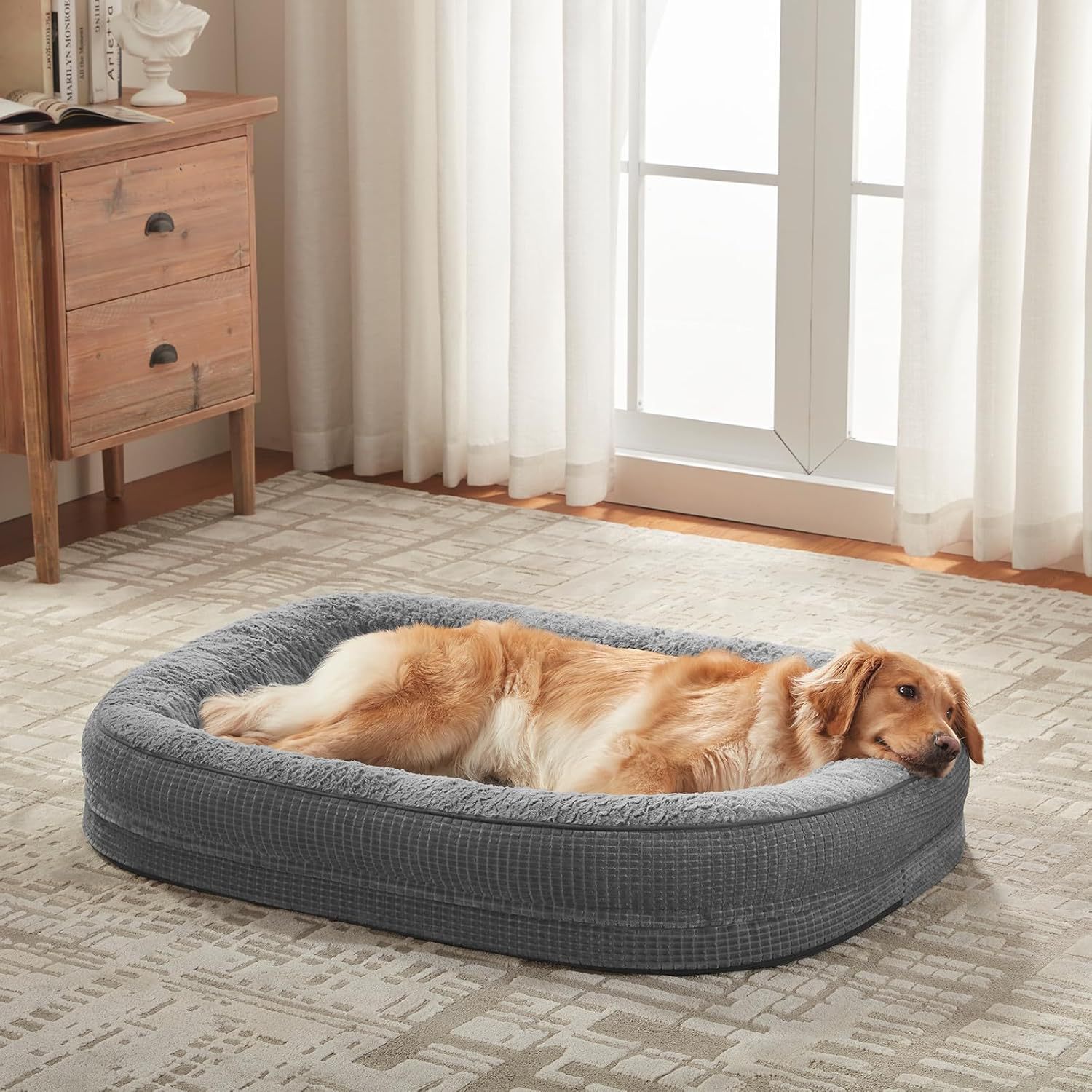 Universal Soft Pet Bed Detachable Washable Cozy Winter Nest