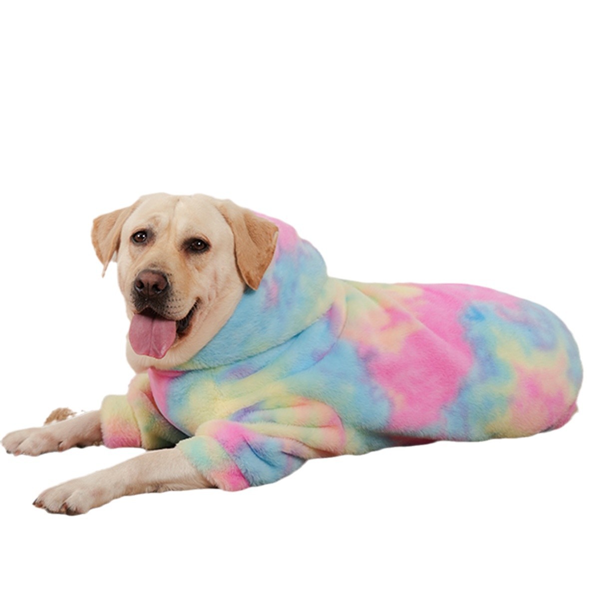 Tie-Dyed Rainbow Color Pet Pattern Sweater