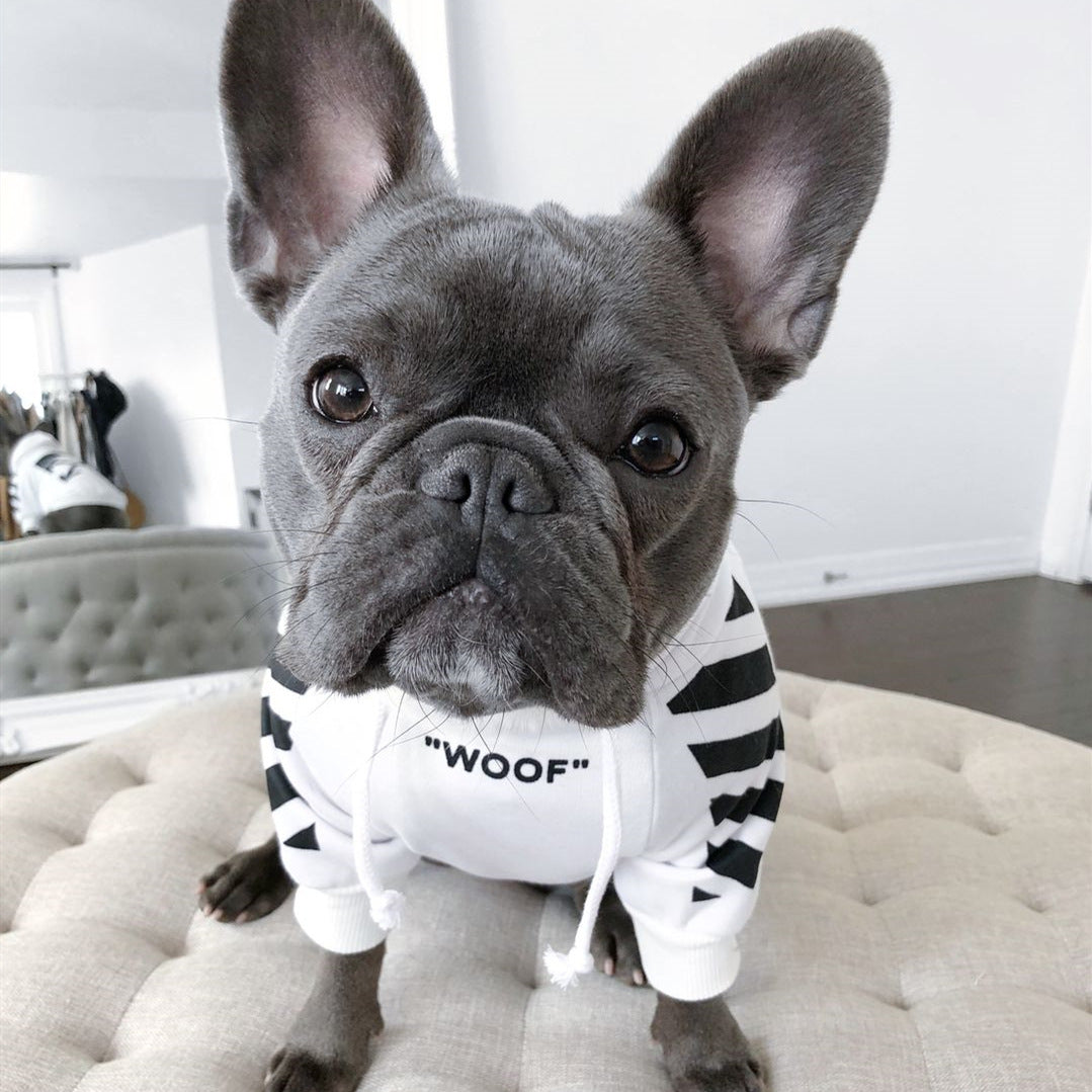 Autumn Winter Three-Stripe Pet Sports Sweater