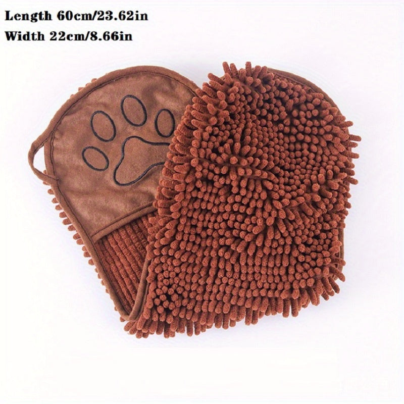 Super Absorbent Microfiber Pet Bath Towel Quick-Drying Robe