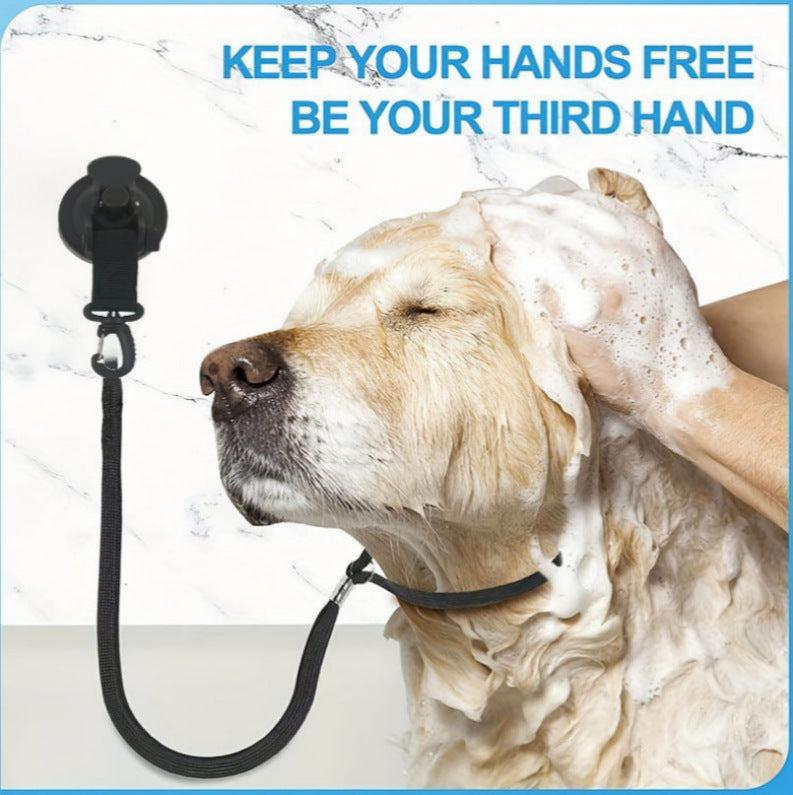 Pet Bathing Suction Cup Restraint Harness Anti-Grab Tool