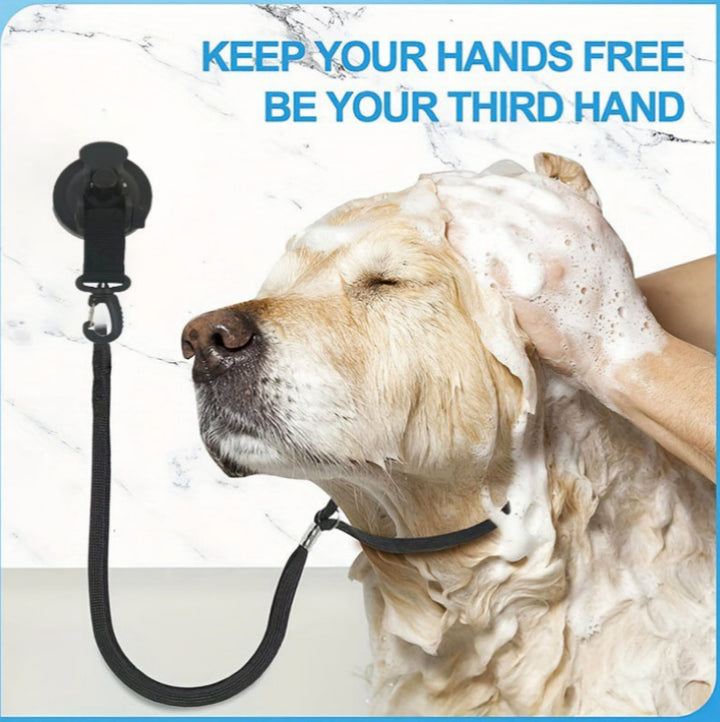 Pet Bathing Suction Cup Restraint Harness Anti-Grab Tool