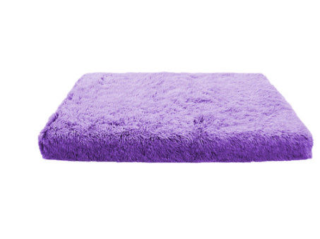 Plush Square Pet Bed Memory Foam Cozy Deep Sleep Sofa