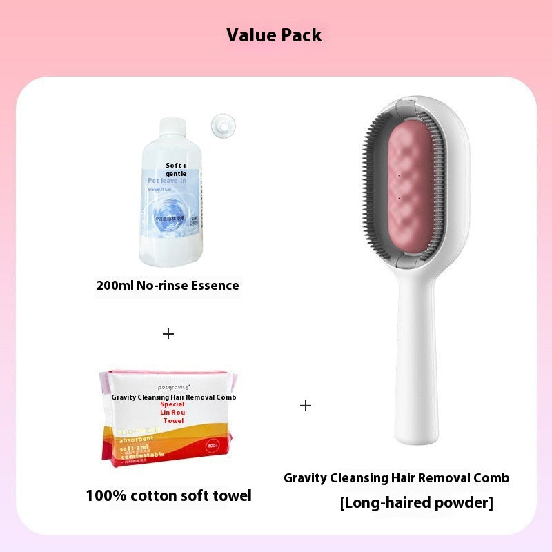 Pet Grooming Dematting Brush Comb For Hair Removal And Cleaning