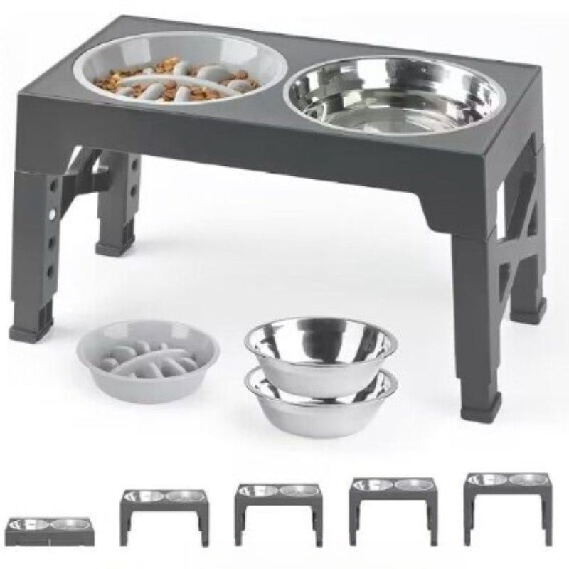 Pet Elevated Feeding Bowl Neck Protection Anti-Tumble Medium Large