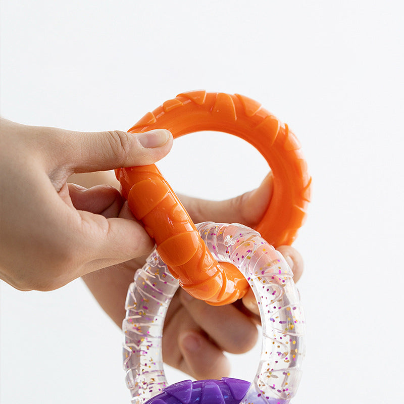 Floating Pet Training Flying Disk Durable Chew Interactive Toy