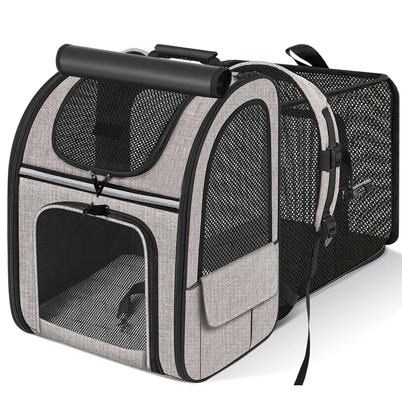 Portable Extendable Pet Backpack Diaper Bag