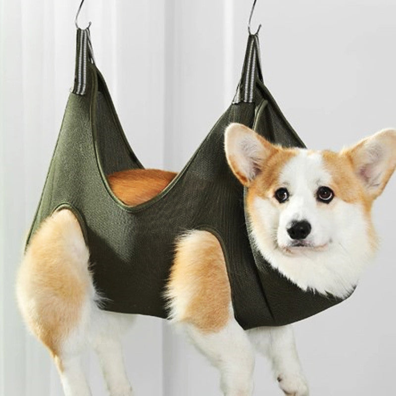 Pet Grooming Hammock Harness Sling For Nail And Ear Care
