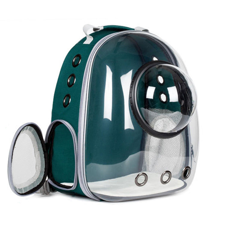 Transparent Skylight Pet Backpack Large Capacity Diaper Bag
