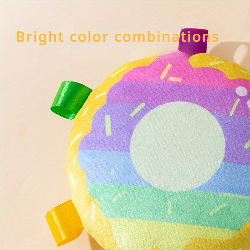 Cartoon Plush Pet Flying Disc Durable Bite-Resistant Toy