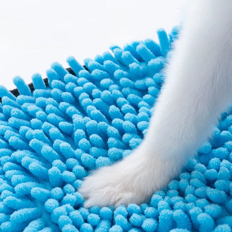 Super Absorbent Microfiber Pet Bath Towel Quick-Drying Robe
