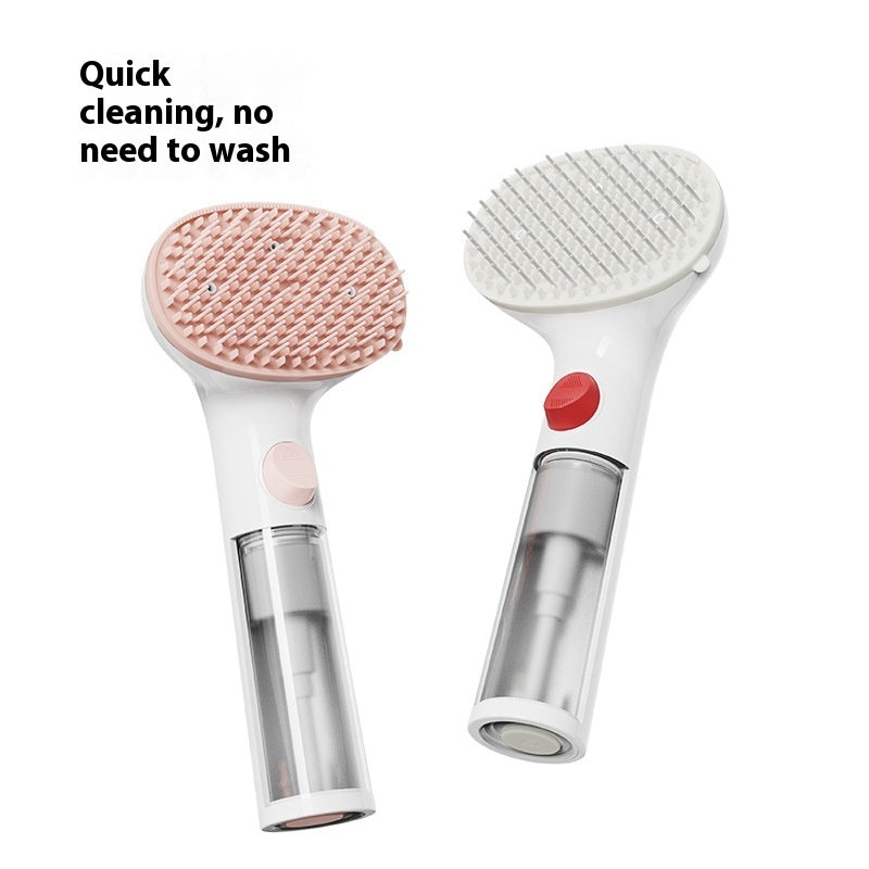 3-in-1 Pet Steam Brush Adjustable Wash-Free Hair Removal Comb
