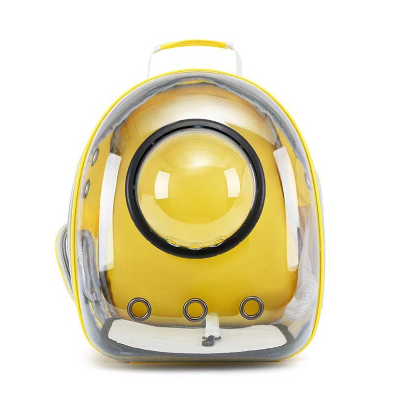 Transparent Skylight Pet Backpack Large Capacity Diaper Bag
