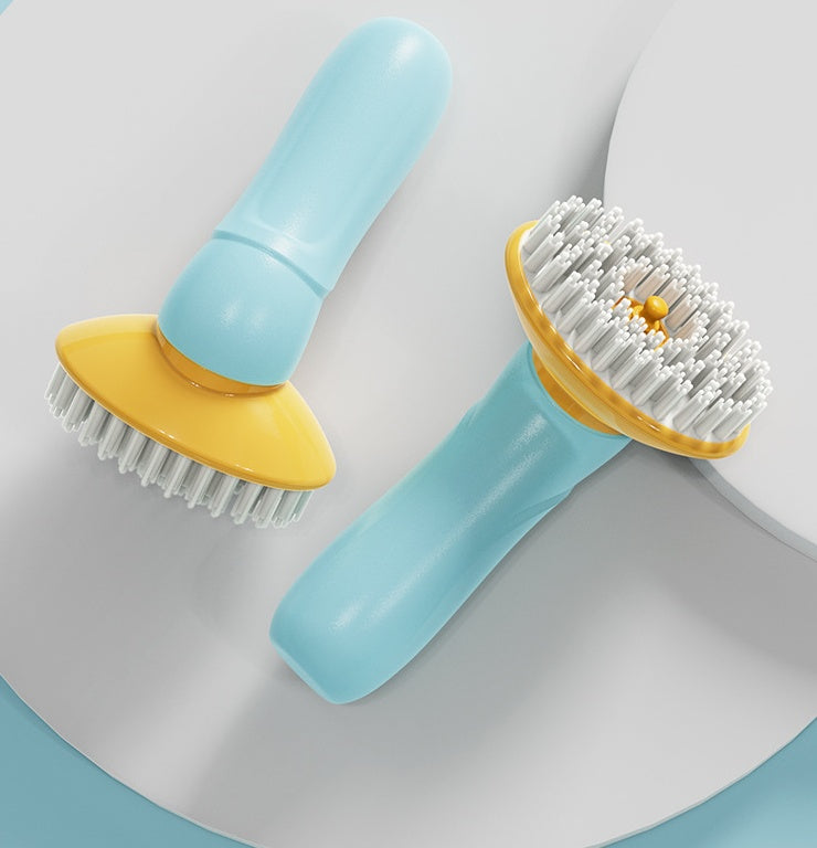 Handheld Pet Bath Brush Shower Hair Grooming Cleaning Tool