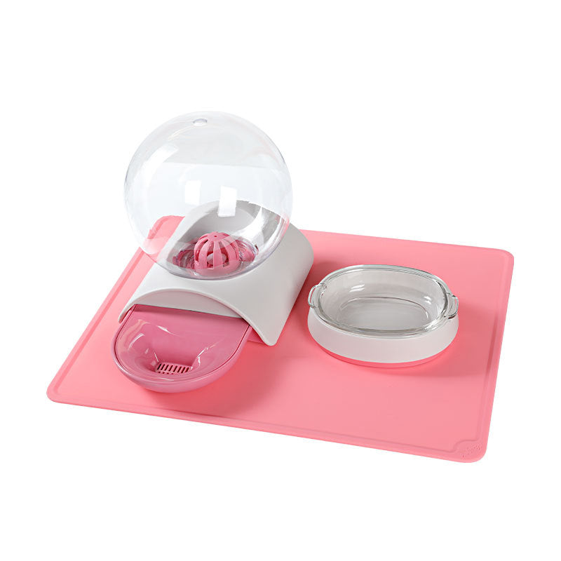 Automatic Pet Feeding Waterer Durable Leak-Proof Drinking Dispenser