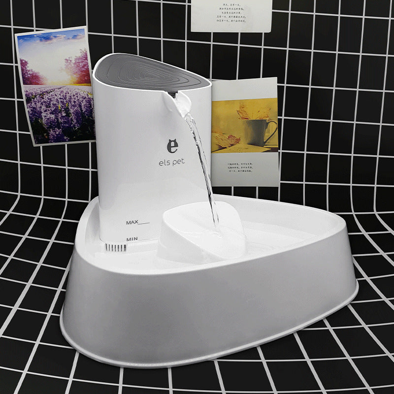 1.5L Automatic Circulating Pet Water Fountain with 4-Layer Filter